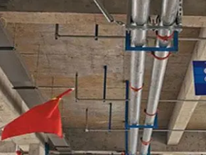 老城管廊支架的安装方法