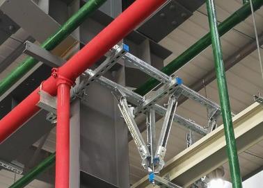 老城该抗震支架的整体式支吊架结构协调性好